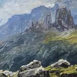 Immagine: 11 Cinque torri 1949 Olio su cartone 16 x 23
