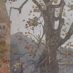 Immagine: 44 La Chiesetta di San Lugano 1974 olio su tela con 65x75 (1)