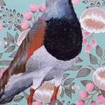 Immagine: Alen Sani Andrea - Queltehue - Uccelli del Cile - acrilico 30x30