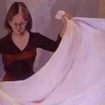 Immagine: Borgogno Giampaolo - Donna che stende i panni