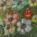 Immagine: Bruno Capossela - Vaso di fiori, olio mis 60x50