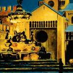 Immagine: Caliari Giulio - Fontana del Nettuno Palazzo Pretorio e Duomo