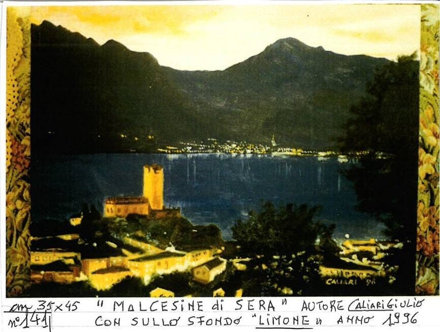 Immagine: Caliari Giulio - Malcesine di sera