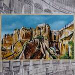 Immagine: Calza Luigi - Pont du Gard acrilico 30x30