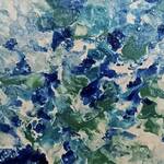 Immagine: Capossela Bruno - Flowers in abstract tecnica fluidart su tela 59x49 anno 2022 