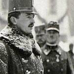 Immagine: CARLO D'ASSBURGO IMPERATORE IN PIAZZA A MOENA IL 18 GENNAIO 1917