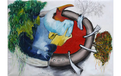 Immagine: Citron - 13 Col tempo ... 2013 olio su tela 56x68