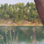 Immagine: Crescini - il filosofo del lago 40x30
