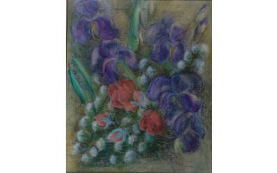 Immagine: Cristofori Melchiorri Raffaella - rose e iris - 1986