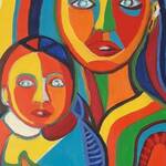 Immagine: Delaiti - maternità 50x60 olio su tela