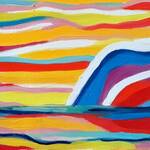 Immagine: Delaiti Teresa - tramonto sul Garda trentino - 30x30