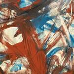 Immagine: F. MICELI LILITH -traiettorie ardite- acrilico su tela- dipinto danzando 