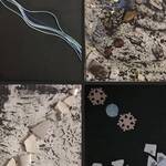 Immagine: Gramola Elena - Cambiamenti climatici acrilico collage ceramica 30x30