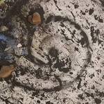 Immagine: Gramola Elena - Caos acrilico collage ceramica 30x30