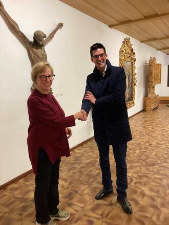 L’ASSESSORE LUCA GUGLIELMI IN VISITA AL MUSEO LADINO DI ORTISEI L’ASSESSORE LUCA GUGLIELMI IN VISITA AL MUSEO LADINO DI ORTISEI