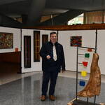 Immagine: il Dott Giuseppe Tasin curatore della mostra