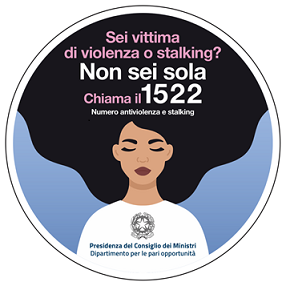 Sei vittima di violenza o stalking? Chiama il 1522