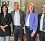 Da sinistra a destra: Massimo Giordani - Direttore Upipa, Michela Chiogna - Presidente Upipa, Carlo Daldoss - assessore regionale, Martina Ladurner - Presidente Arpa e Oswald Mair - Direttore Arpa Da sinistra a destra: Massimo Giordani - Direttore Upipa, Michela Chiogna - Presidente Upipa, Carlo Daldoss - assessore regionale, Martina Ladurner - Presidente Arpa e Oswald Mair - Direttore Arpa