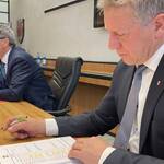 Immagine: Kompatscher e Locher