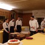 Immagine: l'allestimento del rinfresco