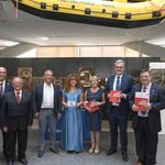 Immagine: L'arcivescovo Luigi Bressan, Leonardo Braschi, Gianni Manganiello, Franco danieli, Patrizia Daidone, Marina Eccher, Michael Mayr, Giuseppe Tasin