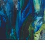 Immagine: Marisa Pereyra Trevisiol - Inocentes Azules. Anno 2021. Misure 50 x 70 cm. Tecnica Acrilico su tela.