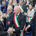 Immagine: Mattarella e i sindaci