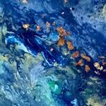 Immagine: Minerbi Daniela - la via lattea acrilico 30x30