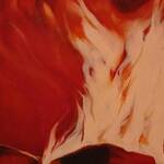 Immagine: Nicolodi Carla - Fuoco olio 30x30