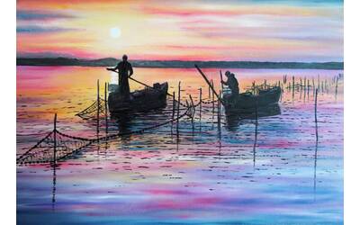 Immagine: Pescatori in laguna