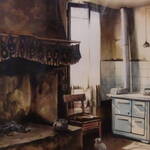 Immagine: Pontalti - 12.Casa dolce casa - tempera - h.69 x l.85