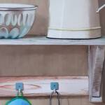 Immagine: Pontalti Mario - Nella vecchia stube - acrilico 61x50