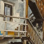 Immagine: Pontalti Mario - Rudere a Goima - acrilico 50x35