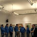 Immagine: Presentazione della mostra durante l'inaugurazione da parte del curatore Tasin