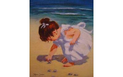 Immagine: Bambina sulla spiaggia