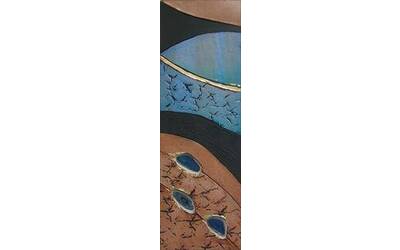 Immagine: Composizione con agata blu