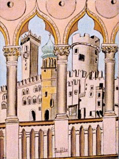Immagine: Dal balcone del castello
