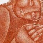 Immagine: Donna con testa reclinata