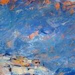 Immagine: Paesaggio blu