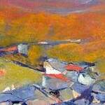 Immagine: Paesaggio rosso