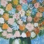 Immagine: Piccoli crisantemi,ricordando Renoir