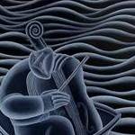 Immagine: Violoncellista nel mare, 2000