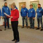 Immagine: Saluto dell assessore DEEG portato dalla dirigente dott ssa Antonella Chiusole durante l'inaugurazione