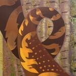 Immagine: Sani Piero - Tramonto in Toscana acrilico 30x30