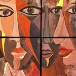 Immagine: Savino Rita - Frammenti dell essere completo acrilico 30x30