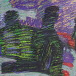 Immagine: Sofia_Inés Musumano_Sogno d'amore_Acrilici e pastelli ad olio su tela_cm55x41_Agosto 2019