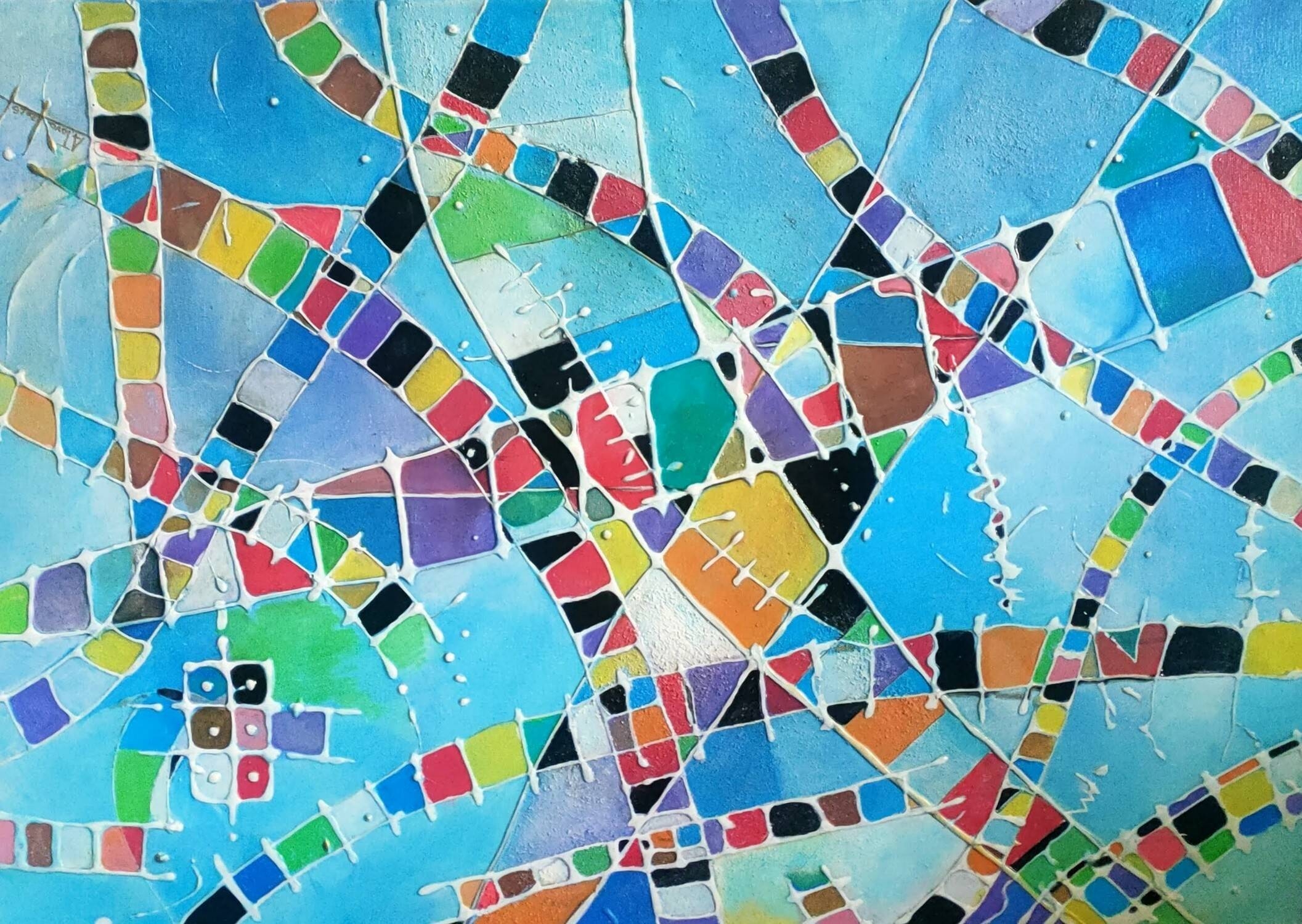 Immagine: Tava Anna - 3 Intrecciando vie 2025 cm60x70