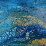 Immagine: Tava Anna -Tramonto-su-mare-agitato 60X60 - 2022