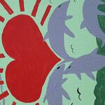 Immagine: Varesco Mara - Liberta e amore - acrilico 30x30