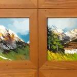 Immagine: Vianello - collage delle cime dolomitiche 